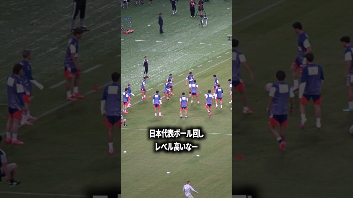 Le niveau de diffusion du ballon de l'équipe nationale japonaise est élevé