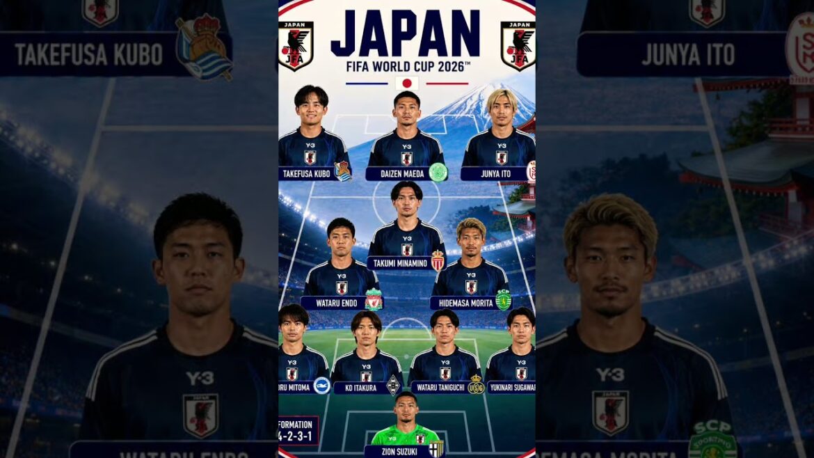 Ne dormez pas sur l’équipe japonaise pour la Coupe du monde 2026 : elle est DANGEREUSE ! 🇯🇵😤⚽#short Ne dormez pas sur l'équipe japonaise pour la Coupe du monde 2026 : elle est DANGEREUSE ! 🇯🇵😤⚽#short