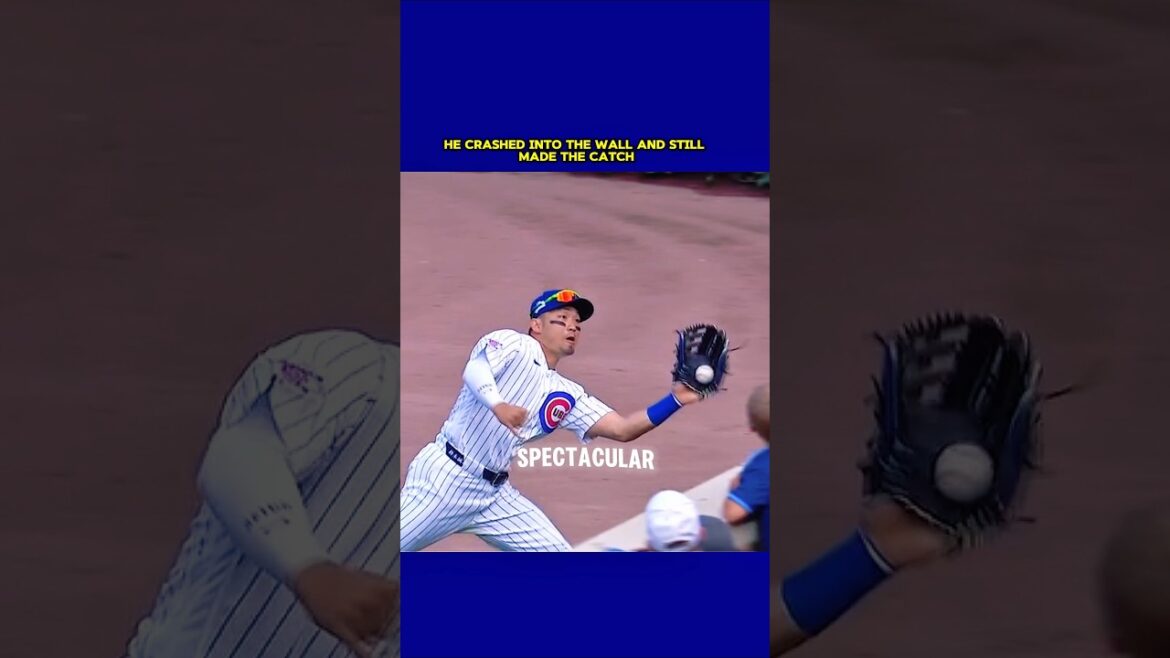 L’intrépide prise au mur de Seiya Suzuki ! #shortfeed #feedshorts #baseball L'intrépide prise au mur de Seiya Suzuki ! #shortfeed #feedshorts #baseball