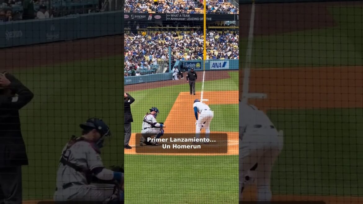 Shohei Ohtani premier coup de circuit #DodgersMexico #ShoheiOhtani #LosDodgers #DodgersEnEspañol Shohei Ohtani premier coup de circuit #DodgersMexico #ShoheiOhtani #LosDodgers #DodgersEnEspañol