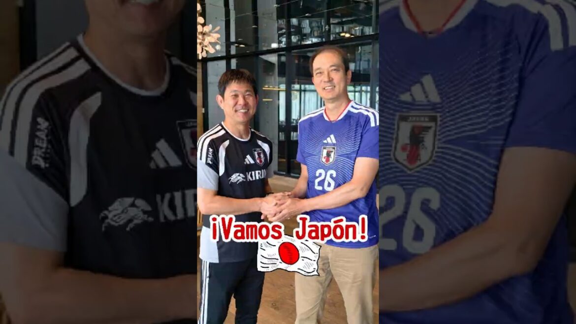 L'équipe nationale japonaise est très heureuse du soutien et de l'affection des Mexicains 🇲🇽 !!