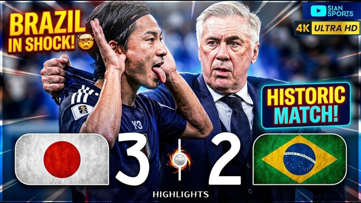 RETOUR HISTORIQUE DE LA PLUS GRANDE GÉNÉRATION JAPONAISE DE TOUS LES TEMPS CONTRE LE BRÉSIL D’ANCELOTTI RETOUR HISTORIQUE DE LA PLUS GRANDE GÉNÉRATION JAPONAISE DE TOUS LES TEMPS CONTRE LE BRÉSIL D'ANCELOTTI