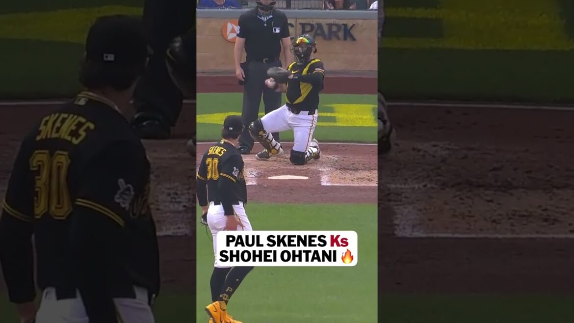 Paul Skenes élimine Shohei Ohtani avec un peu de chaleur 😮💨 Paul Skenes élimine Shohei Ohtani avec un peu de chaleur 😮💨
