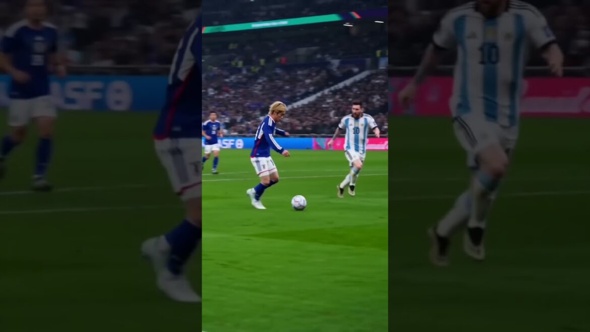 ⚡️Junya Inazuma contre Messi 🇦🇷Junya Ito contre Messi