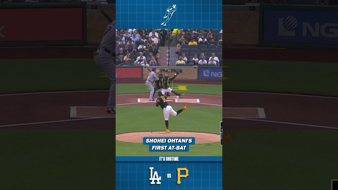 Premier match At-Bat VS Pirates de Shohei Ohtani 1