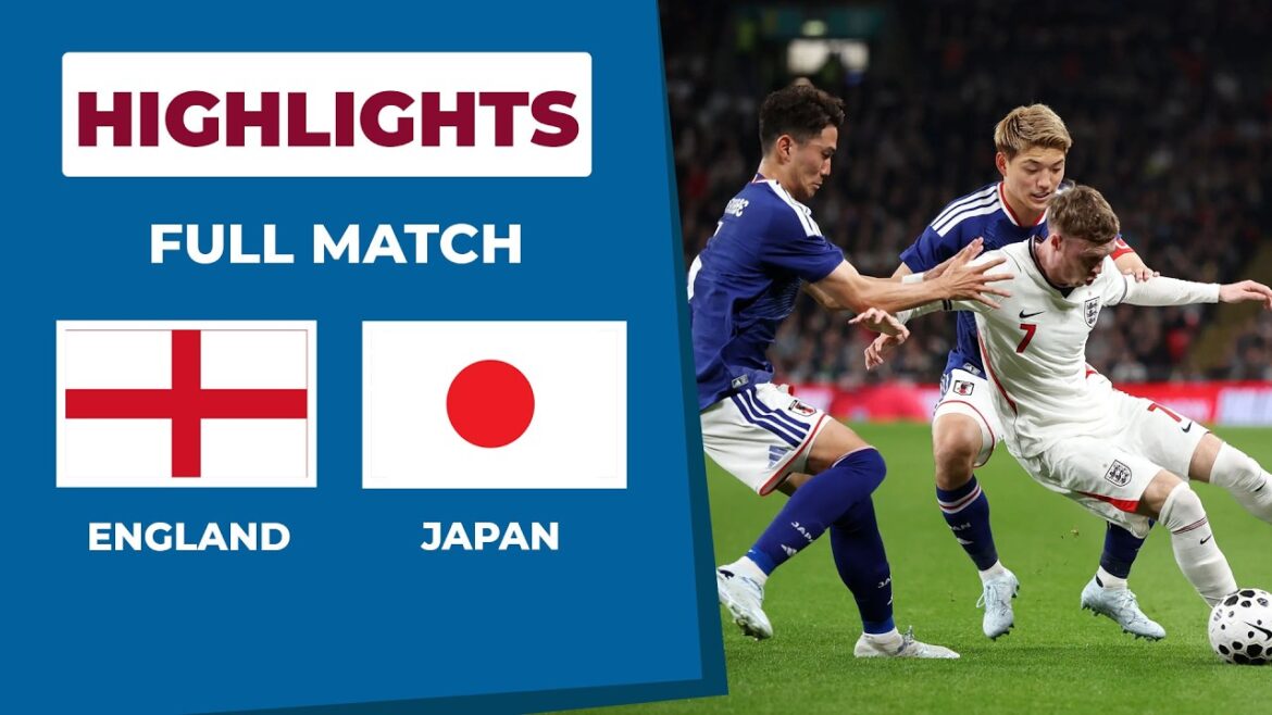 Japon contre Angleterre | L'excellence du football du début à la fin