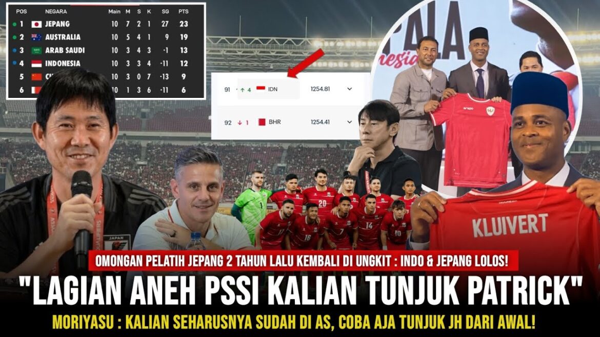 "Votre PSSI est étrange, pourquoi n'avez-vous pas nommé JH au début ?" Les propos de Moriyasu il y a 2 ans en sont la preuve, l'aura est DIFFÉRENTE !