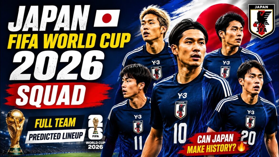 L'équipe officielle du Japon pour la Coupe du Monde de la FIFA 2026 | Équipe complète