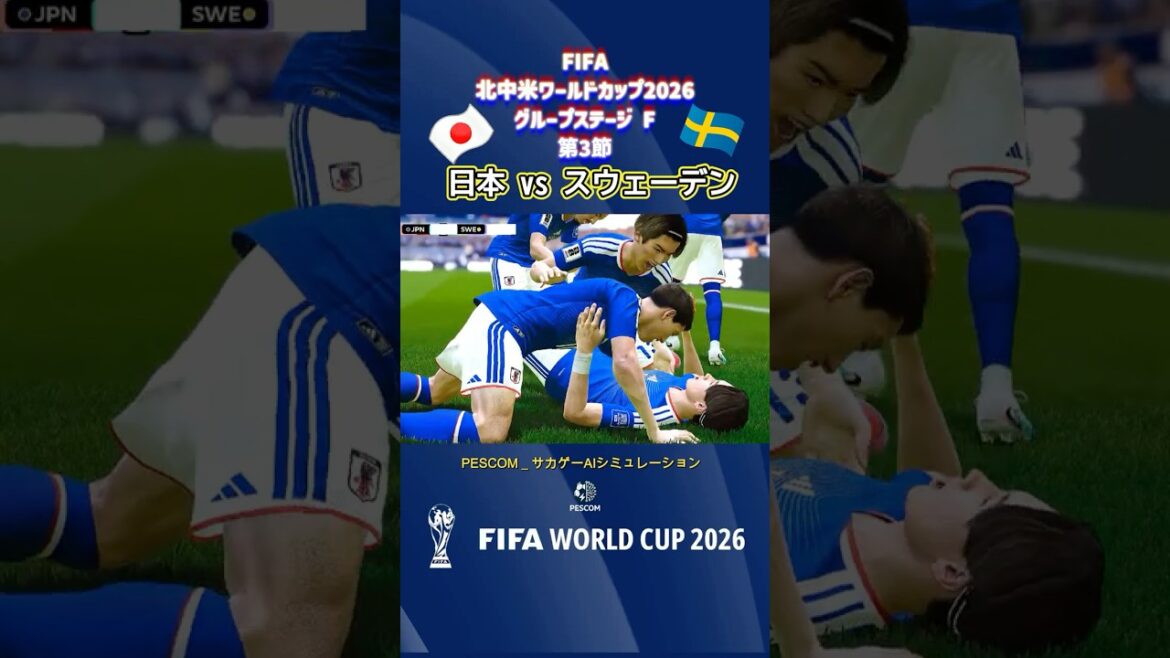 Kiyo Ueda[Japon x Suède | Ai Simulation]Coupe du monde de la FIFA pour l'Amérique du Nord et l'Amérique centrale 2026, Groupe F, 3e journée | Coupe du Monde Coupe du Monde | Ligue J | PES 2021 efootball
