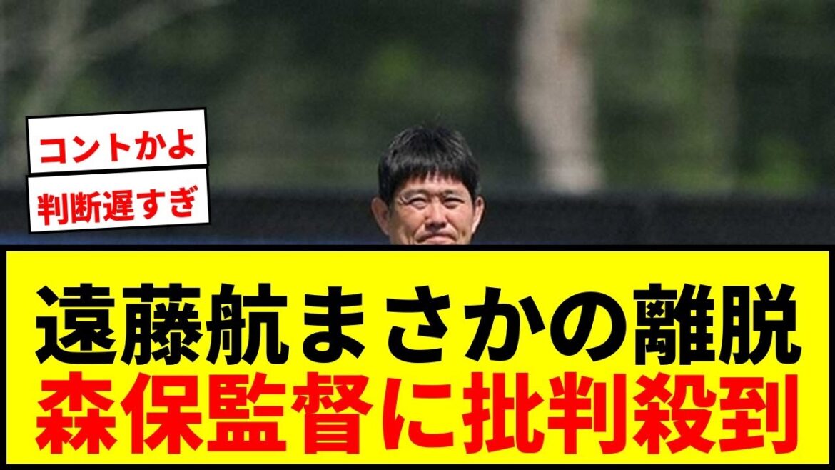 [Coupe du Monde]Wataru Endo part de façon inattendue ! La décision du réalisateur Moriyasu a été inondée de critiques et a provoqué un énorme tollé : « La décision a été trop lente » et « C'est comme un sketch ».