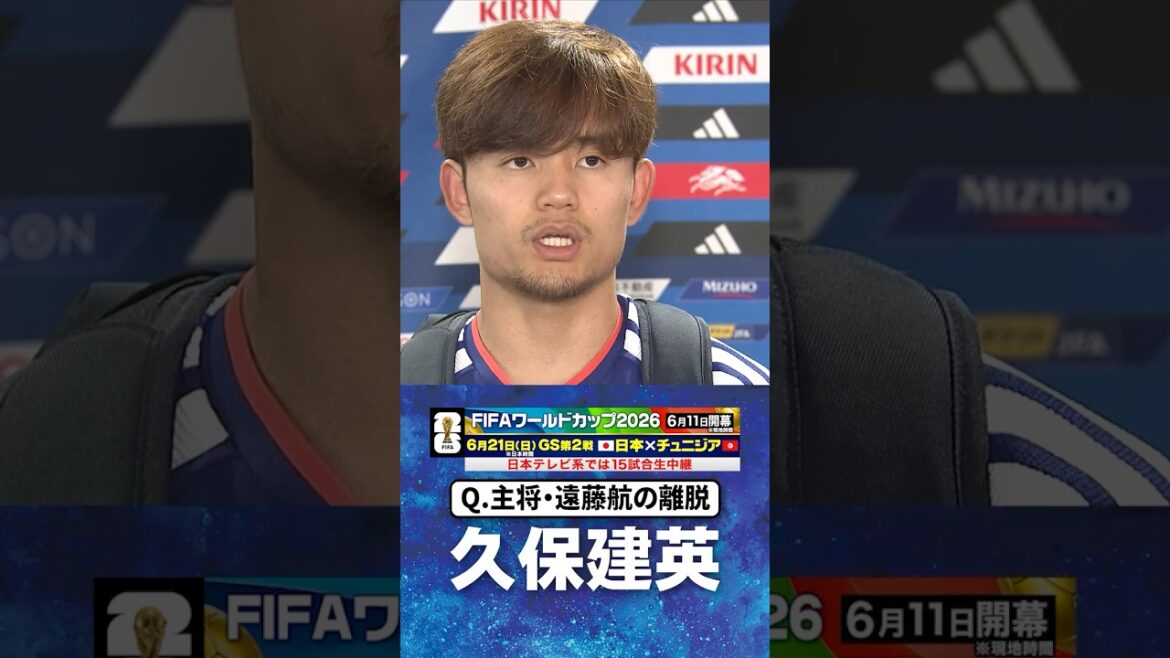 [Je ne veux pas dire de choses négatives]#Takefusa Kubo #Équipe nationale de football du Japon | #Coupe du Monde FIFA 2026 #shorts