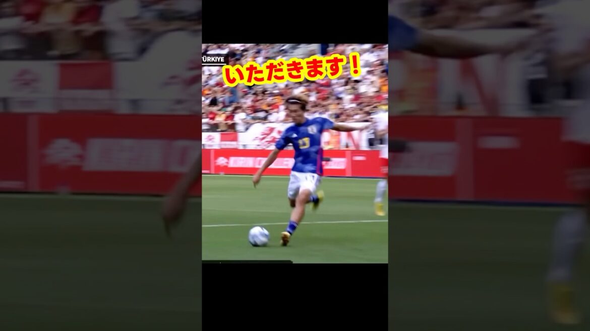 C'est un compteur éclair ! Takefusa Kubo et Keito Nakamura courent et s'associent à Maekuma et Kougo Furuhashi au comptoir pour remporter la Coupe du Monde ! #soccer #fifaworldcup