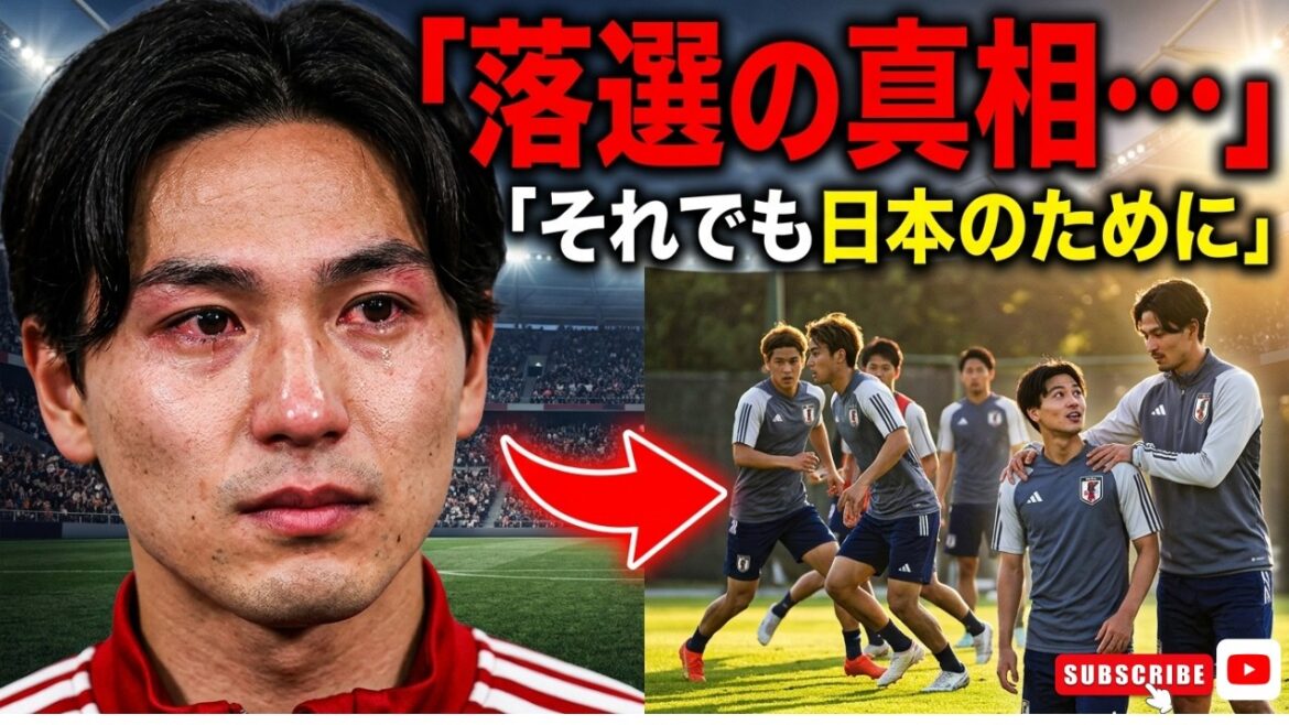 [Choquant]Takumi Minamino prend une décision en larmes... L'homme qui a perdu sa place pour la Coupe du Monde sauve l'équipe nationale japonaise ! ? Les coulisses que personne ne connaît sont révélées