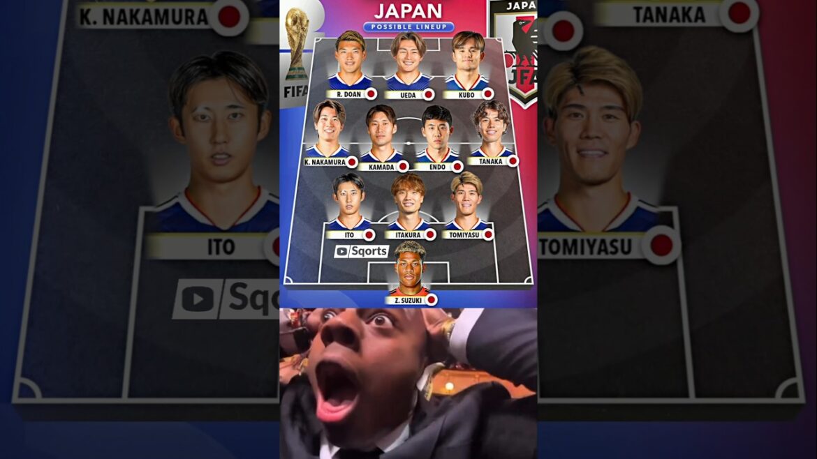 L'équipe japonaise de la Coupe du monde 2026 fait absolument peur 😱🇯🇵