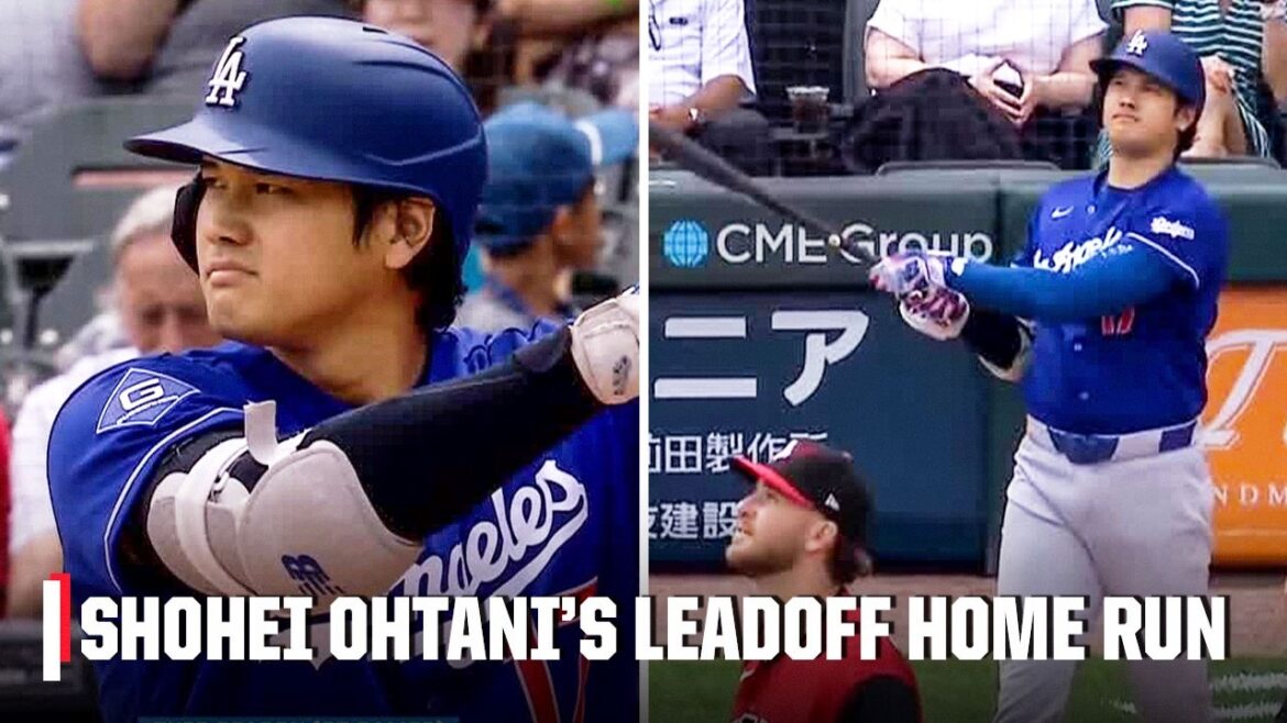 SHOHEI OHTANI ÉCRASE LE HOME RUN DE LEADOFF 🚀 14ème HR de la saison | ESPN MLB