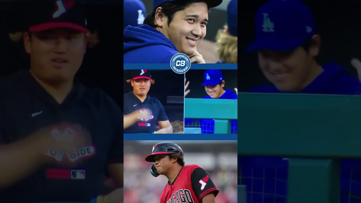 Shohei #Ohtani se moque de la coiffure de Munetaka #Murakami