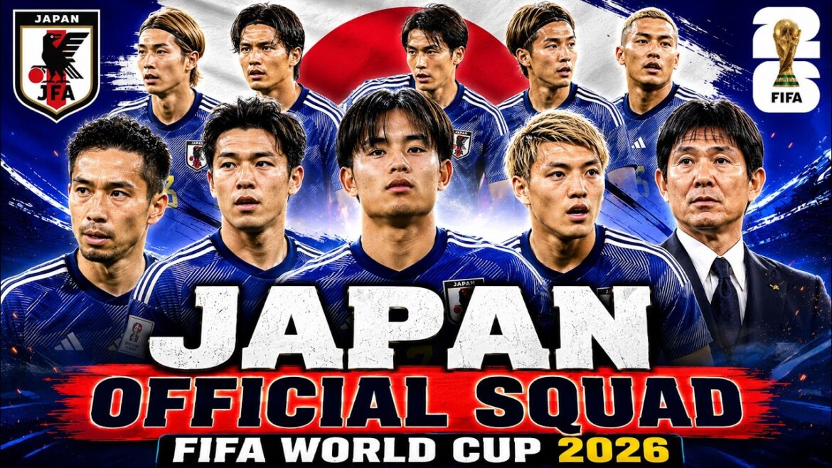 Équipe officielle du Japon pour la Coupe du Monde de la FIFA 2026 🇯🇵🔥 | Buts, passes décisives et statistiques #fifaworldcup2026 Équipe officielle du Japon pour la Coupe du Monde de la FIFA 2026 🇯🇵🔥 | Buts, passes décisives et statistiques #fifaworldcup2026
