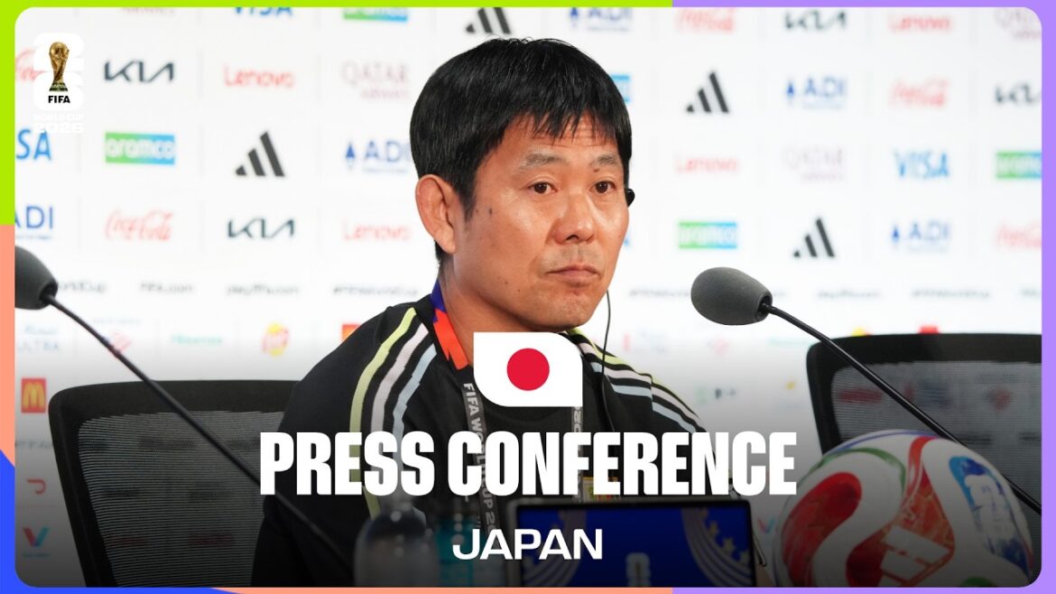 Le Japon jouera aux Pays-Bas | Hajime Moriyasu répond aux questions