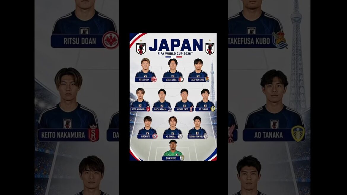 🔥 Le XI prévu du Japon pour la Coupe du Monde de la FIFA 2026 🇯🇵 | Samurai Blue peut-il entrer dans l’histoire ? 🔥 Le XI prévu du Japon pour la Coupe du Monde de la FIFA 2026 🇯🇵 | Samurai Blue peut-il entrer dans l’histoire ?