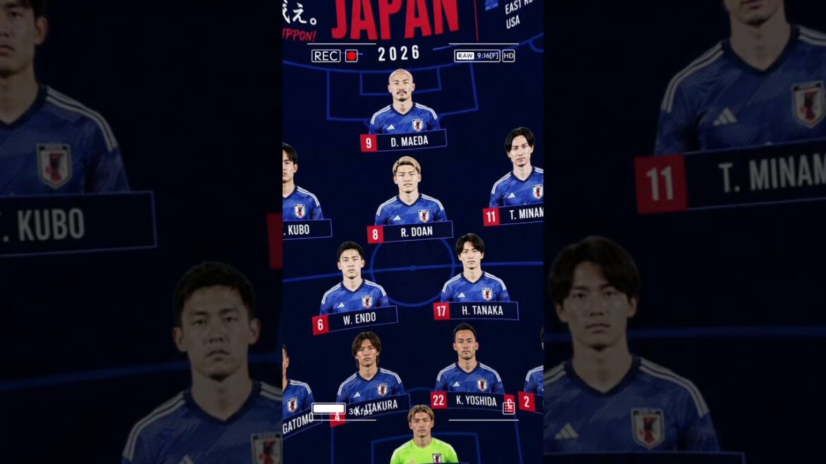 🇯🇵 Prédiction de la composition de l’équipe nationale japonaise 2026 ! Blue Samurai prêt à faire vibrer le monde ⚽🔥 🇯🇵 Prédiction de la composition de l'équipe nationale japonaise 2026 ! Blue Samurai prêt à faire vibrer le monde ⚽🔥