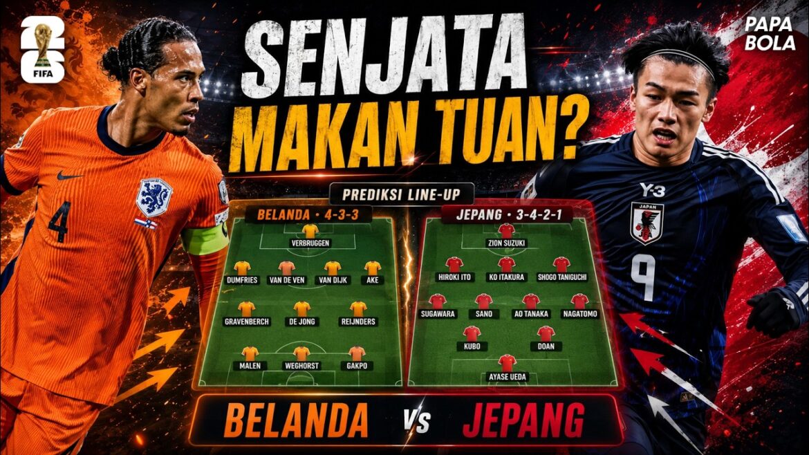 Aperçu Pays-Bas vs Japon : l'attaquant de la Ligue néerlandaise prêt à punir les Oranje - Coupe du monde 2026