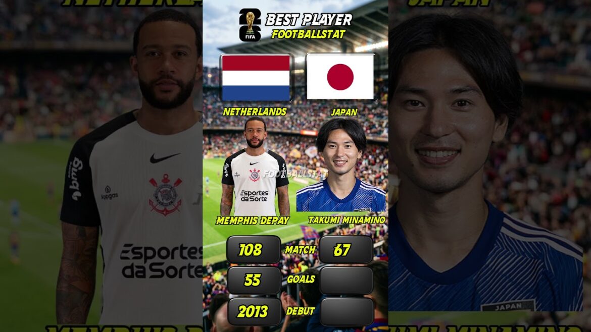 Pays-Bas vs Japon – Comparaison des meilleurs joueurs actifs (2026)