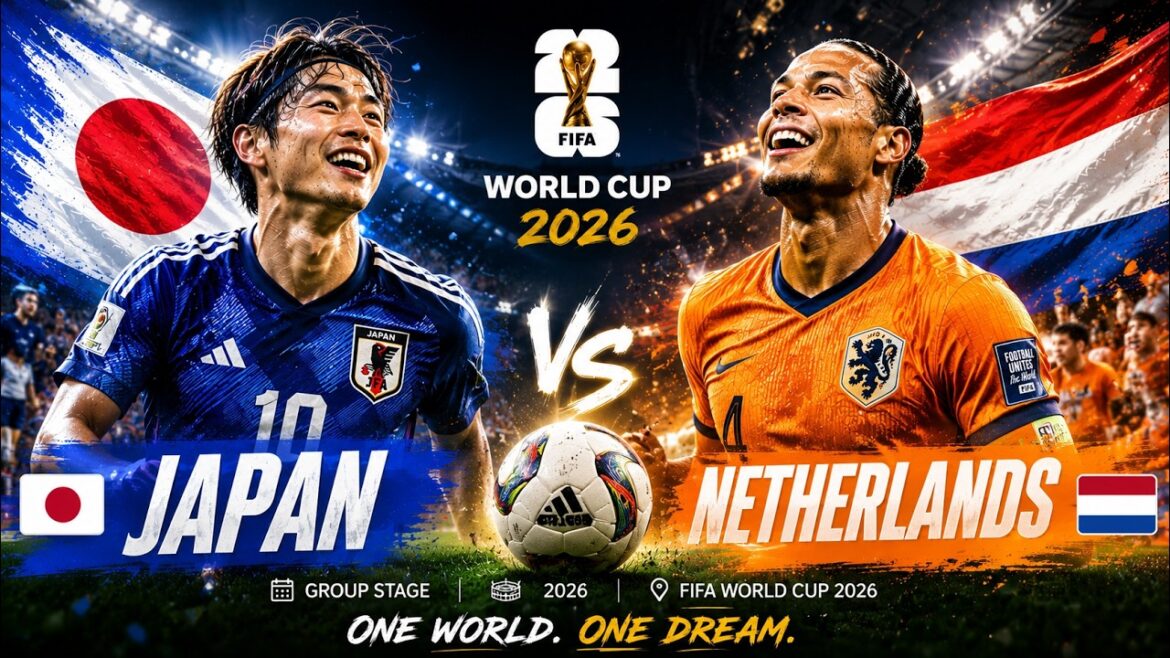 🔴 Japon vs Pays-Bas FIFA Match LIVE | Coupe du Monde de la FIFA 2026 | Préparez-vous pour le choc MAJEUR du Groupe F 🔴 Japon vs Pays-Bas FIFA Match LIVE | Coupe du Monde de la FIFA 2026 | Préparez-vous pour le choc MAJEUR du Groupe F