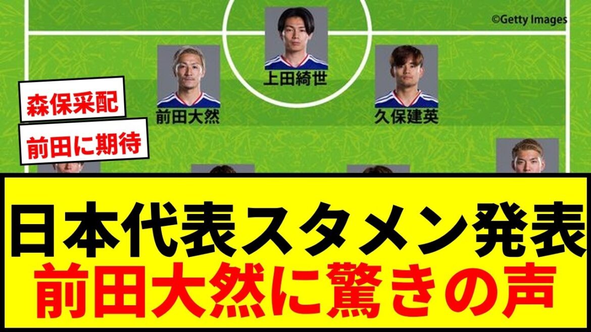 [Dernières nouvelles]Annonce de la composition de départ de l'équipe nationale du Japon pour le match de Coupe du Monde contre les Pays-Bas ! Surpris par l'ombre gauche Daizen Maeda, le capitaine du jeu est Ritsu Doan !