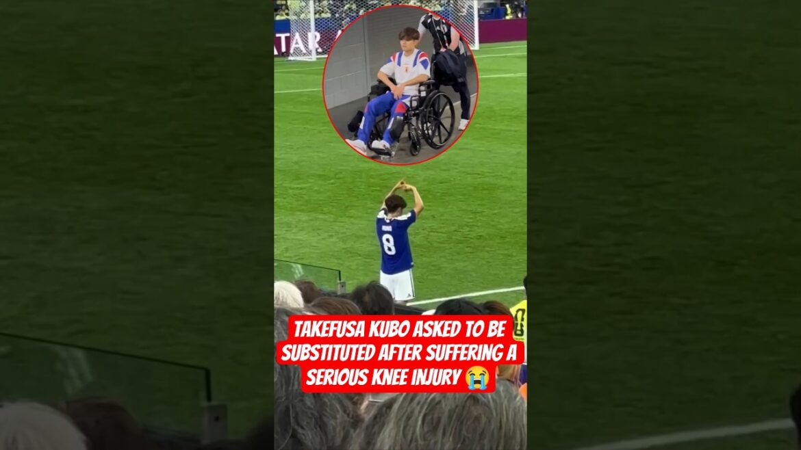 Takefusa Kubo a demandé à être remplacé car il s'est blessé au genou lors du match Pays-Bas contre Japon