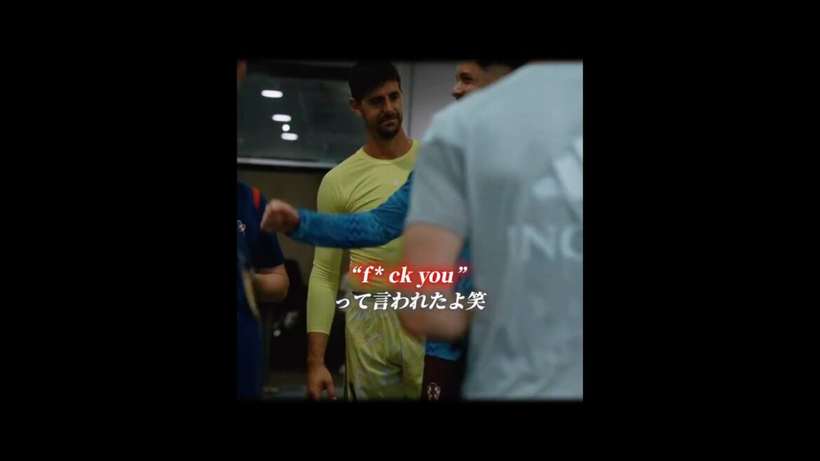 Courtois se fait crier dessus avec le mot F après avoir arrêté le tir de Modric