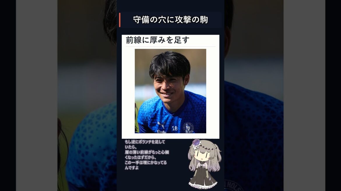 Pourquoi Machino attaque quand il y a des lacunes en défense ? Le nouveau capitaine Itakura est la clé