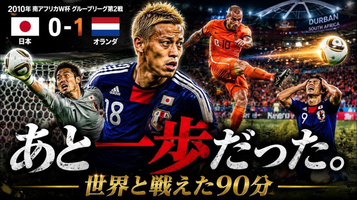 J'étais fier même si nous avons perdu - 90 minutes lorsque l'équipe nationale japonaise a pu rivaliser avec le monde entier[Coupe du monde Japon 2010 contre Pays-Bas]