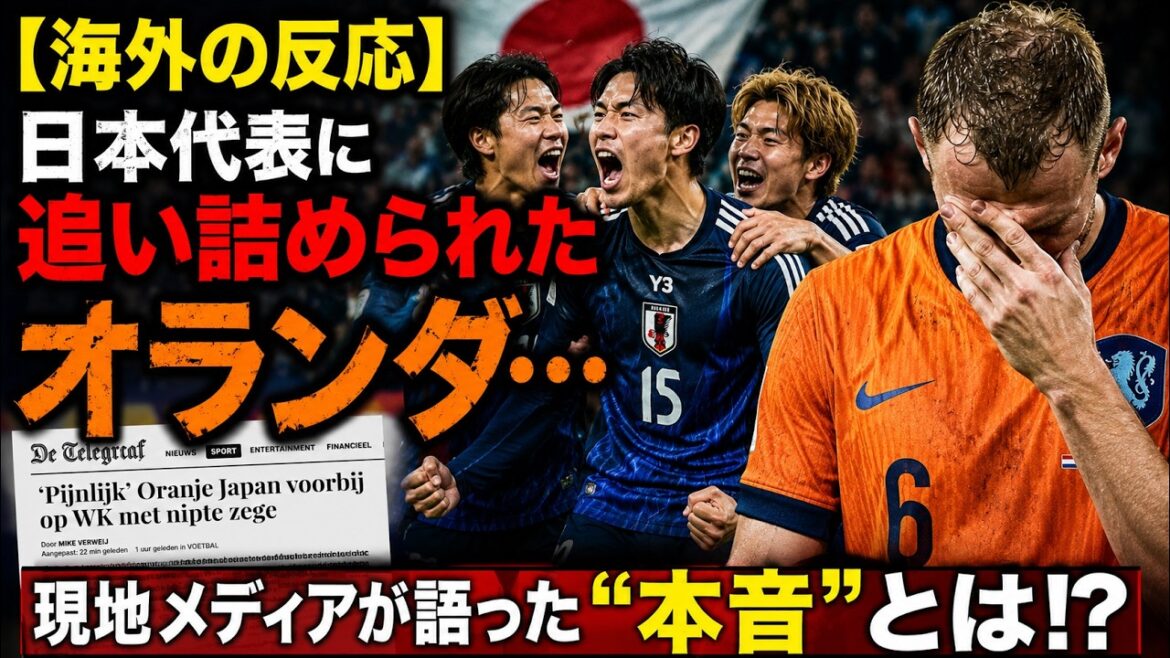 [Réaction à l'étranger]Les Pays-Bas acculés par l'équipe nationale japonaise... Quels sont les « vrais sentiments » exprimés par les médias locaux ? ? #Équipe nationale du Japon #Samurai Blue #Coupe du Monde #JapanFootball #Football