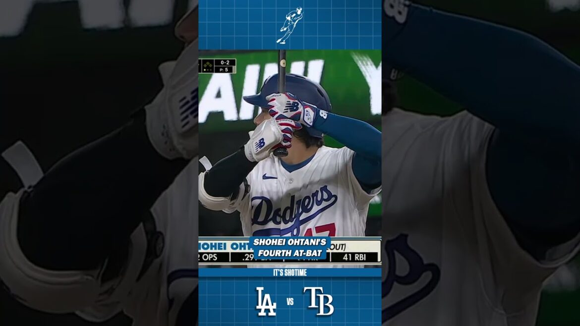 Quatrième troisième match au bâton contre les Rays de Shohei Ohtani 1