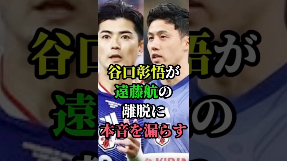 Shogo Taniguchi révèle ses véritables sentiments à propos du départ de Wataru Endo #Soccer #Japan National Soccer National Team #Shogo Taniguchi #Wataru Endo #World Cup