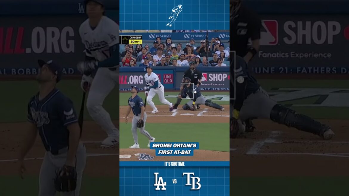 Premier match At-Bat VS Rays de Shohei Ohtani
