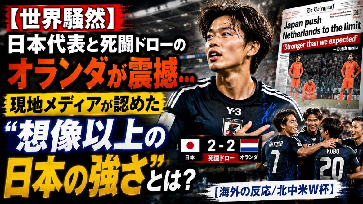 [Tumulte mondial]L'impact du Japon contre les Pays-Bas 2 2 Bataille acharnée... « C'est déjà l'un des meilleurs matches de la Coupe du Monde » Quelles sont les réactions réelles de chaque pays qui ont choqué le monde ? #fifa #JaponVsPays-Bas