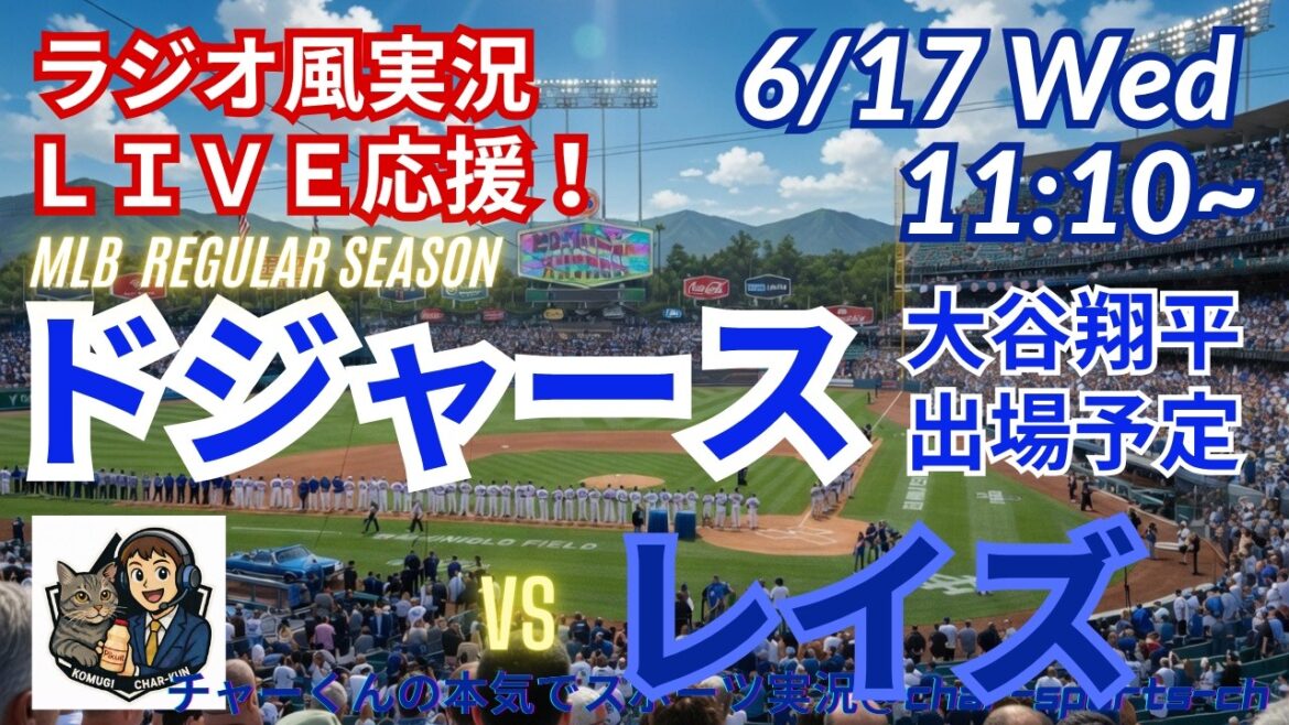 [Otani participe ! Visualisation simultanée du support en direct]Support en direct en direct des MLB Dodgers VS Rays dans un style radio ! #Ohtani Home Run #Shohei Ohtani #Dodgers #MLBLIVE #MLB Live #Baseball #MLB #Dual Wielding