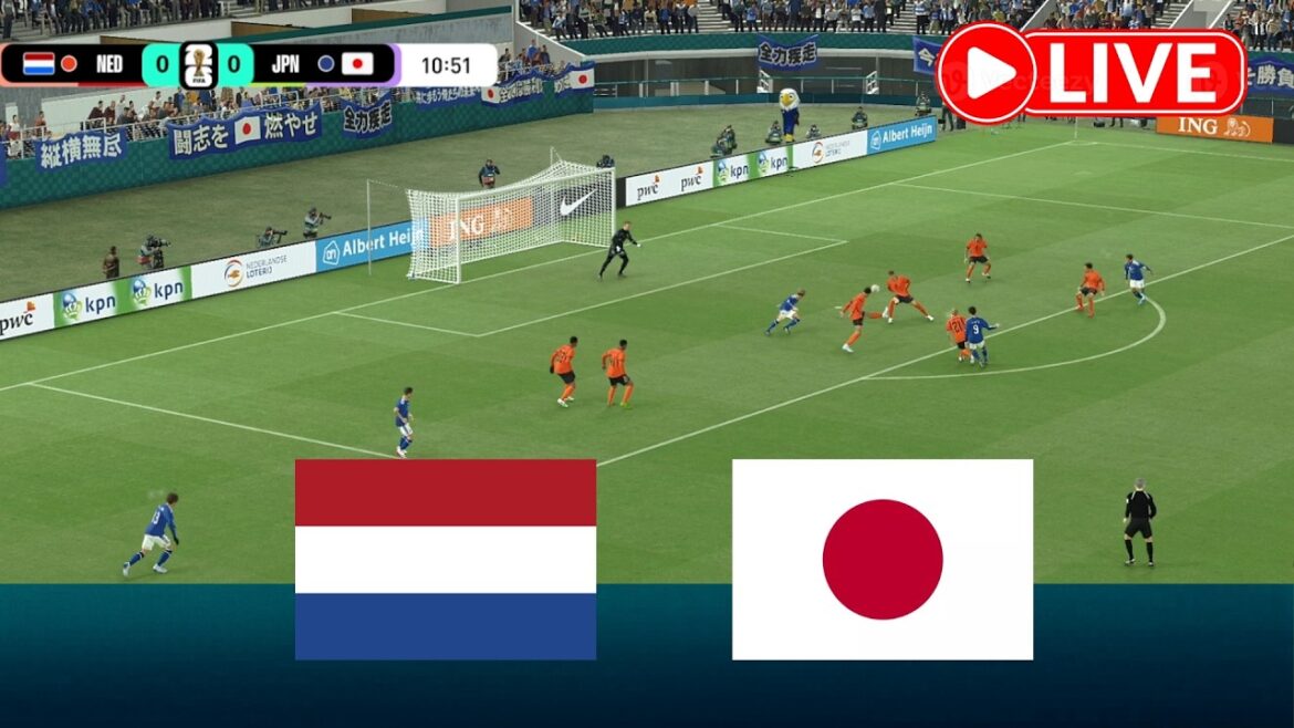 🔴 Pays-Bas contre Japon EN DIRECT | Coupe du Monde de la FIFA 2026 | Simulation du match complet aujourd'hui