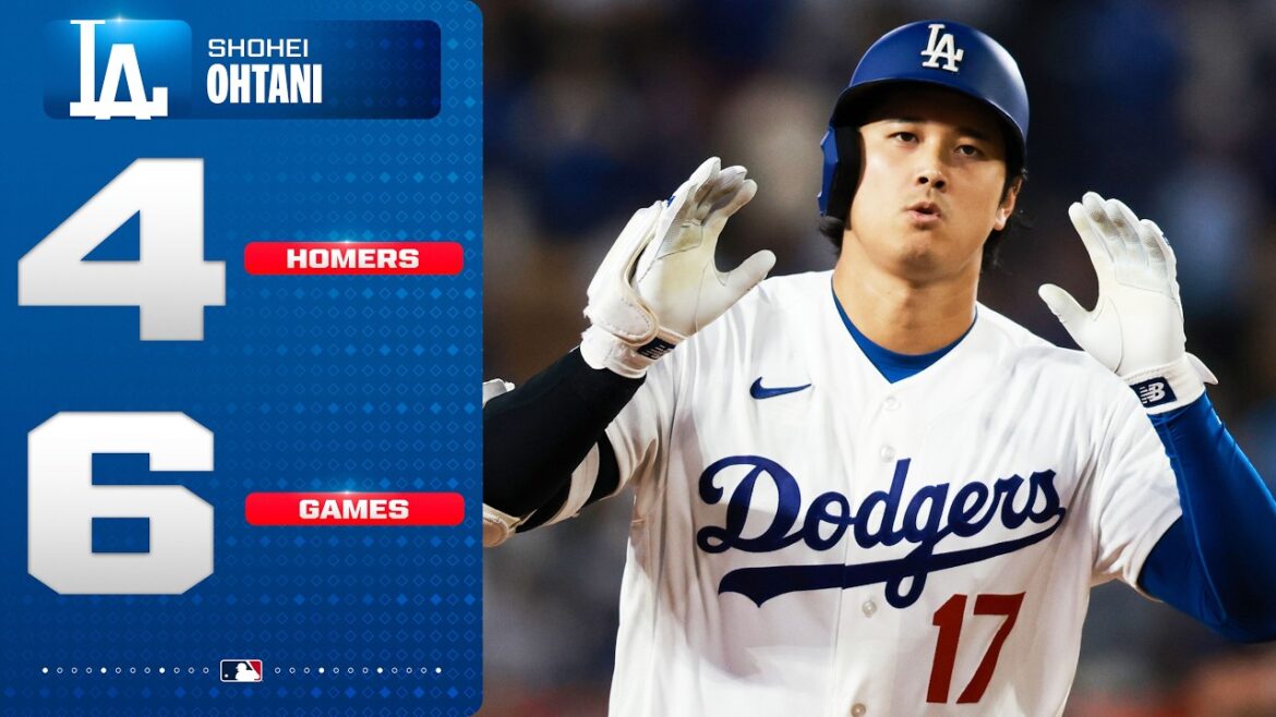 Shohei Ohtani S'ÉCHAUFFE au marbre 🔥 Il a réussi 4 circuits lors de ses 6 derniers matchs !