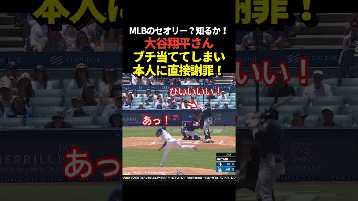 Réponse de Dieu⁉️ Shohei Otani s'excuse directement auprès de Diaz pour l'avoir frappé avec une balle morte !
