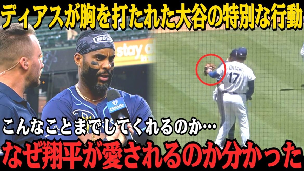 [Shohei Otani]Après le match, une seule personne est allée dans la direction opposée – c'est la raison pour laquelle les joueurs des Rays étaient restés sans voix lorsqu'ils ont vu Otani se diriger vers Diaz.