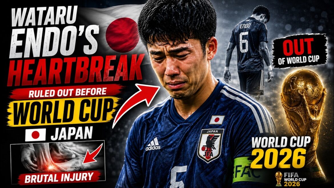 Le chagrin de Wataru Endo 💔 | Exclu avant la Coupe du monde après une blessure brutale Le chagrin de Wataru Endo 💔 | Exclu avant la Coupe du monde après une blessure brutale