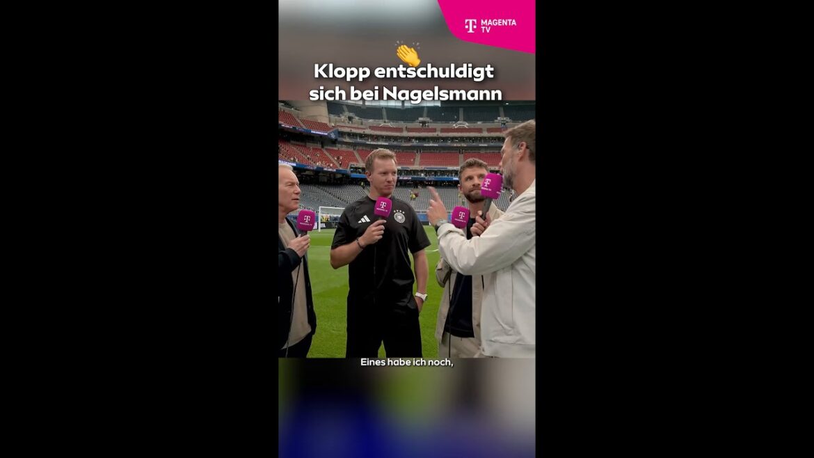 Klopp s'excuse auprès de Nagelsmann ! 🤝😅