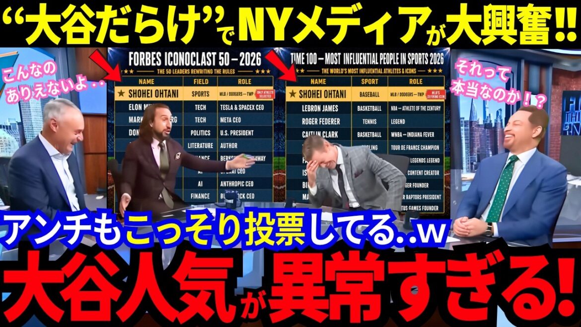 [Shohei Otani]Est-il vrai que « les antis votent aussi » ? Même les médias new-yorkais sont en ébullition à propos des classements exclusifs[MLB/Dodgers]