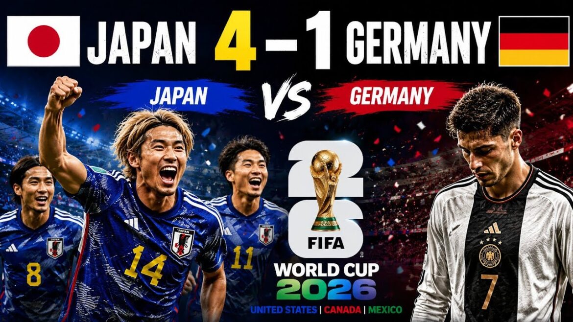 Match incroyable ! 🇯🇵 contre 🇩🇪 (4-1) | Faits saillants et objectifs complets