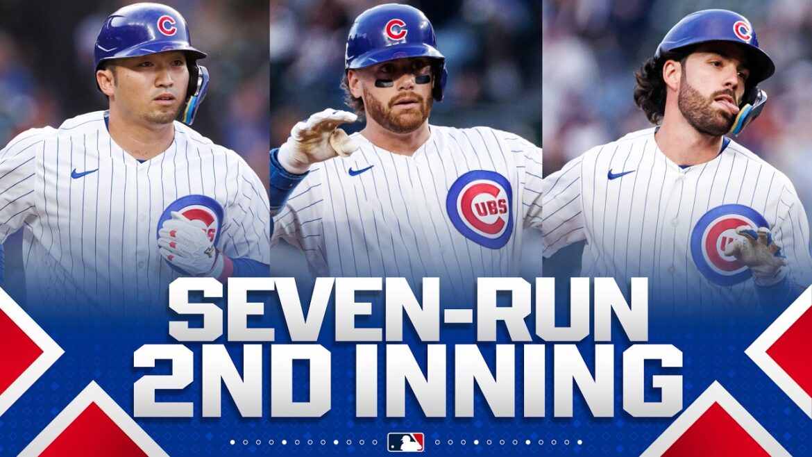Les Cubs marquent SEPT POINTS en fin de 2e manche ! 🐻🔥 (Ft. Swanson, Suzuki, plus !) Les Cubs marquent SEPT POINTS en fin de 2e manche ! 🐻🔥 (Ft. Swanson, Suzuki, plus !)