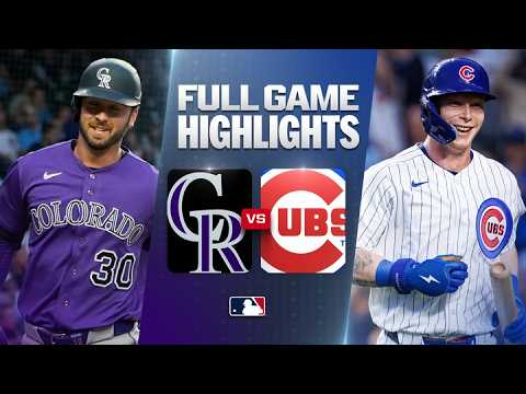 ROCKIES contre CUBS Faits saillants du match complet (17/06/26) | Faits saillants de la MLB ROCKIES contre CUBS Faits saillants du match complet (17/06/26) | Faits saillants de la MLB