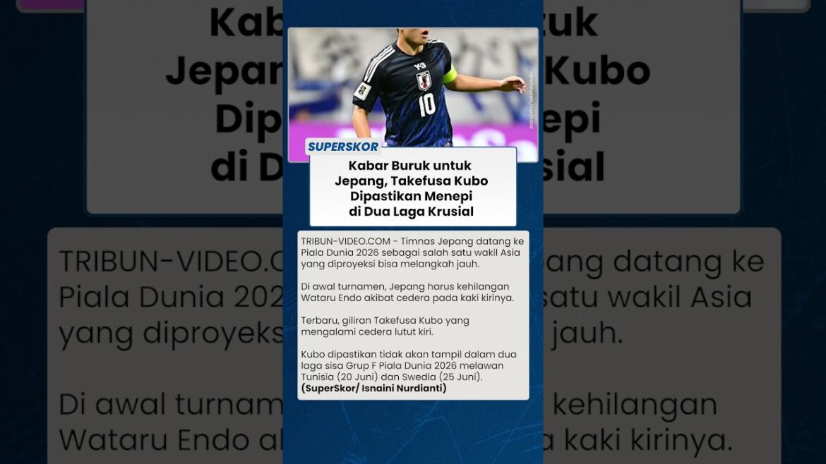 Mauvaise nouvelle pour le Japon, Takefusa Kubo sera assurément absent pour deux matches cruciaux Mauvaise nouvelle pour le Japon, Takefusa Kubo sera assurément absent pour deux matches cruciaux