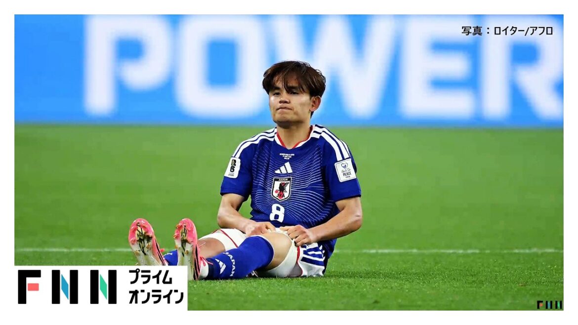 Takefusa Kubo, blessé, absent du match contre la Tunisie, arrive à Monterrey, au Mexique, site du match décisif de Moriyasu Japon (19 juin 2026) Takefusa Kubo, blessé, absent du match contre la Tunisie, arrive à Monterrey, au Mexique, site du match décisif de Moriyasu Japon (19 juin 2026)